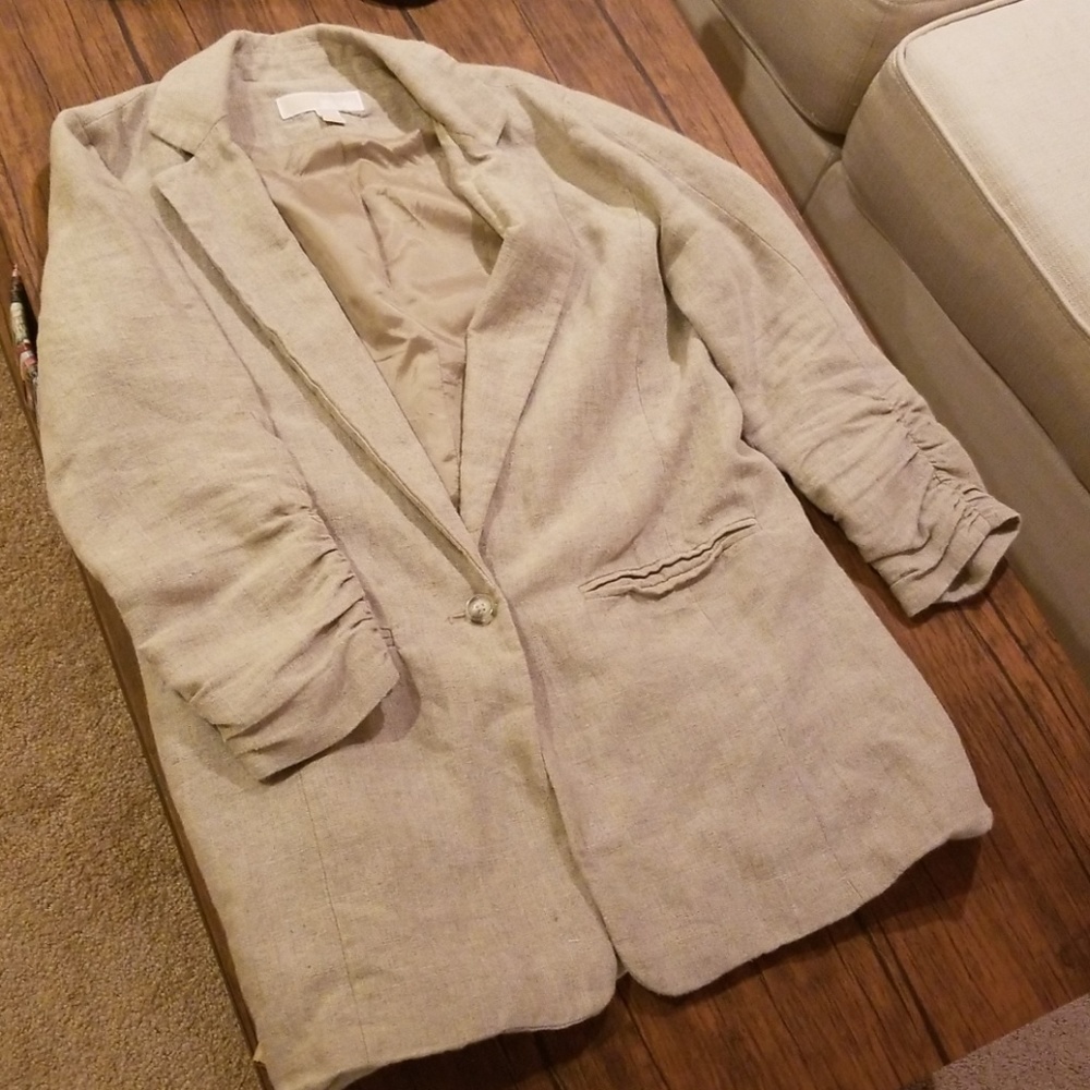 Tan Michael Kors Blazer